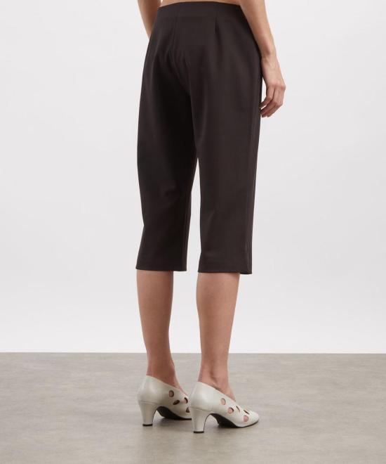 Paloma Wool Black Cotton High-Waisted Short Shorts WV4012326 BROWN DOM