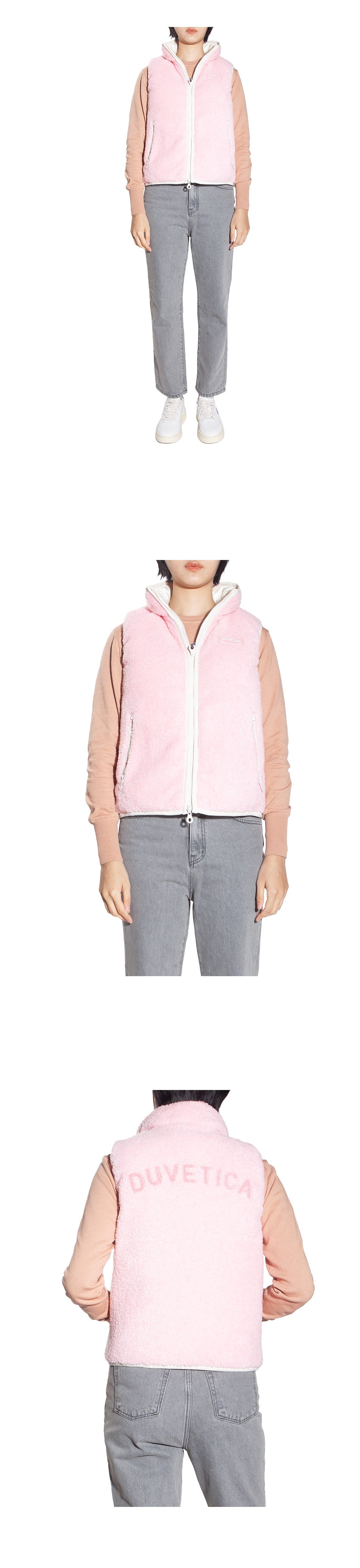 Duvetica Women's Reversible Down Puffer Vest VDDV01525K0001
