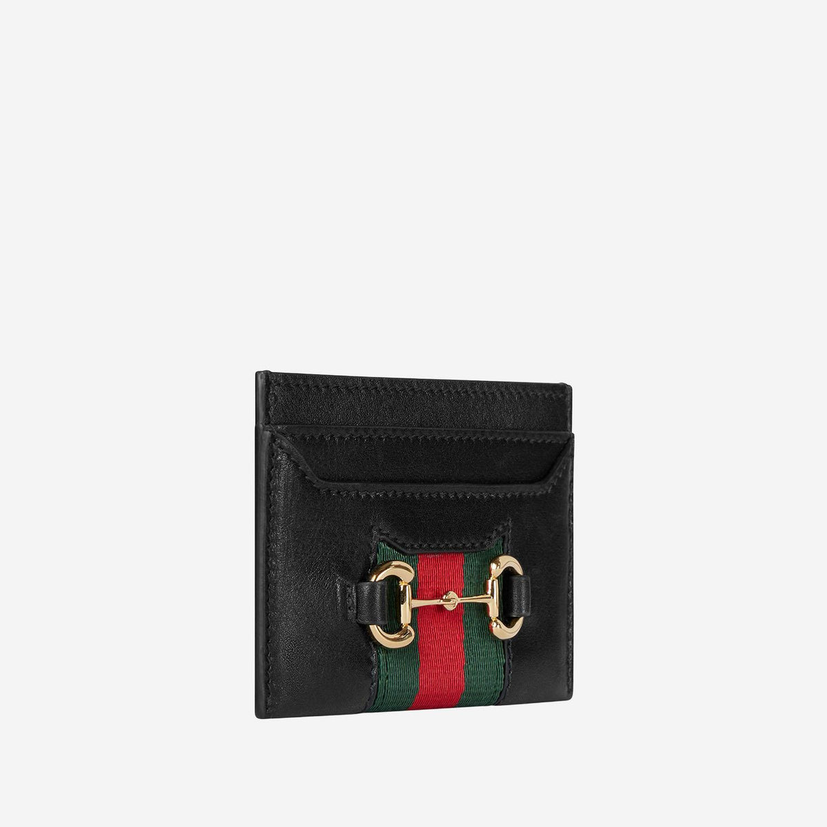 GUCCI Leather Card Holder Wallet