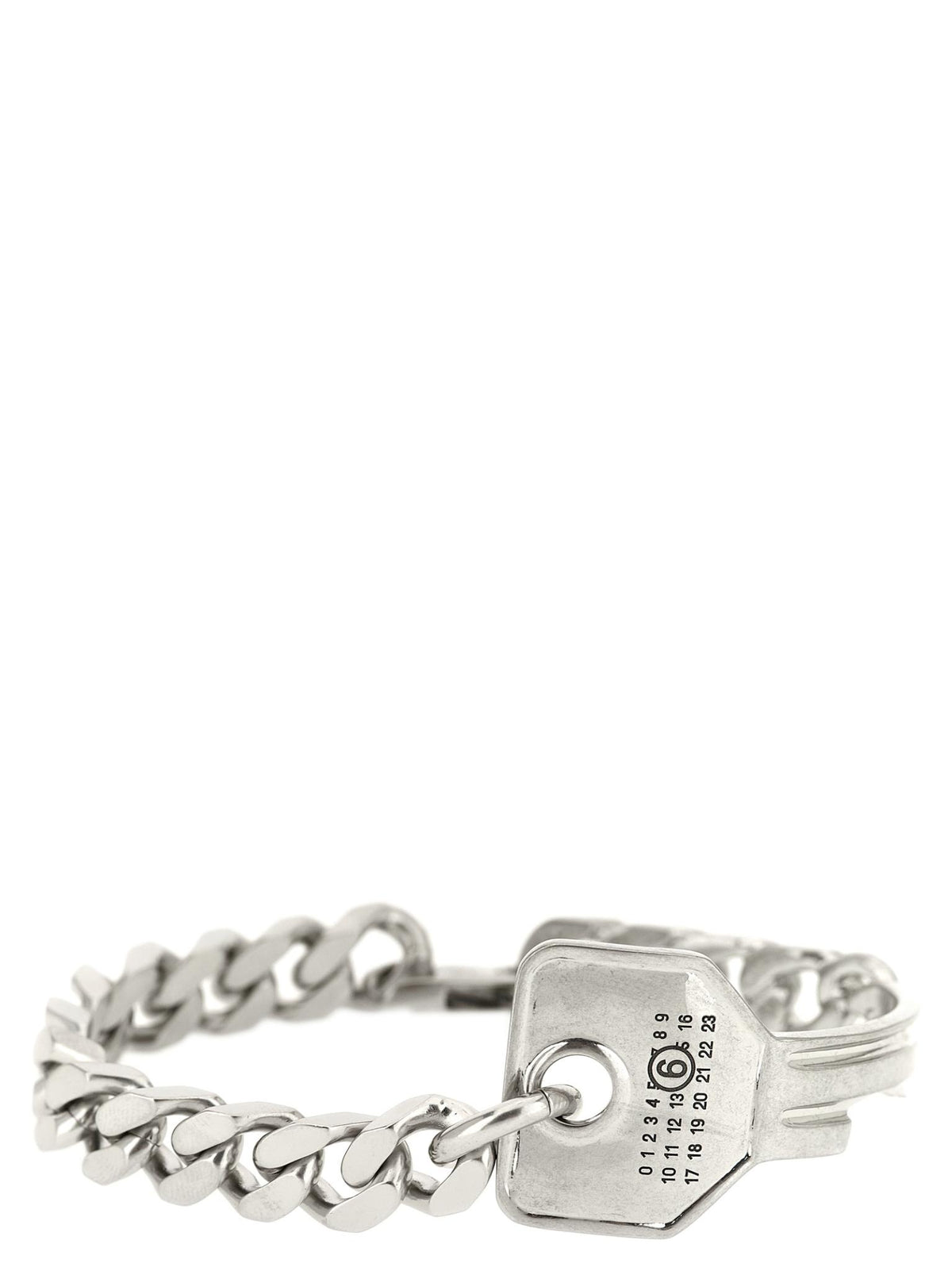 Maison Margiela Silver-Tone Chain Bracelet