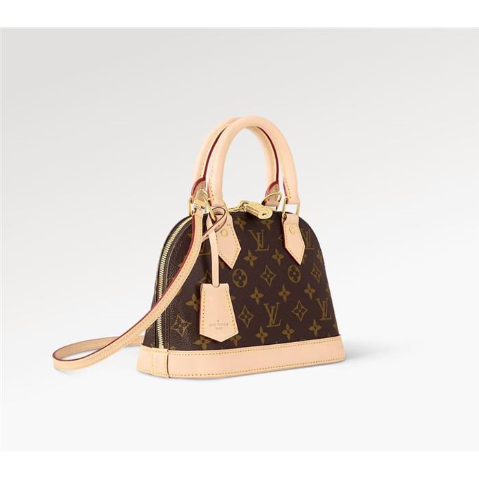 Louis Vuitton Monogram Alma BB Tote Crossbody Bag