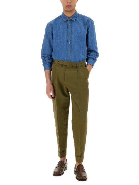 PT TORINO Straight Classic Pants Military Green COZSCLZB0 CL1BP650445
