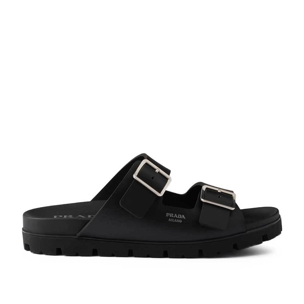 PRADA Women’s Strap Slide Slippers 1XX792 3LKK F0002