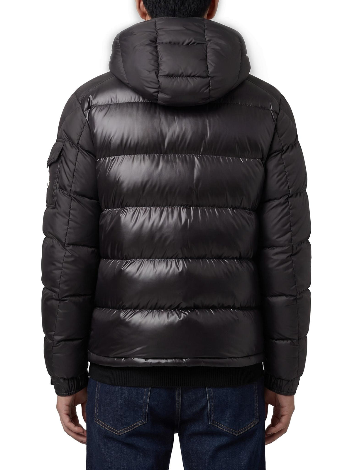 Moncler Black Down Puffer Jacket for Men