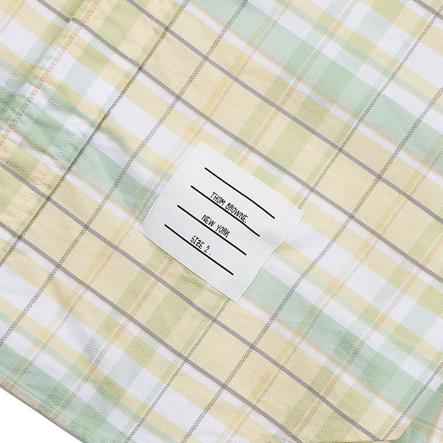 THOM BROWNE Oxford Armband Long Sleeve Shirt Navy Men