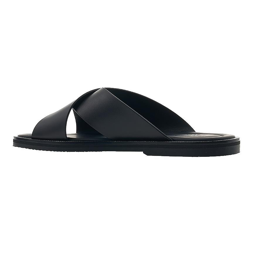 BALLY Men’s Leather Sandals Black JAIR Low Top Sneakers
