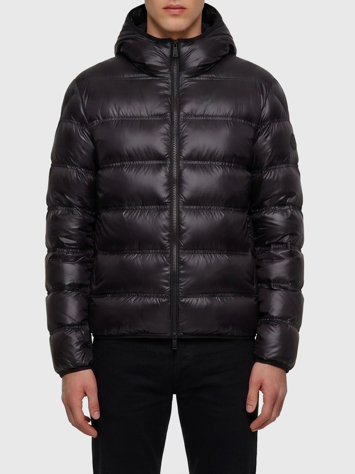 Moncler Black Down Puffer Jacket for Men