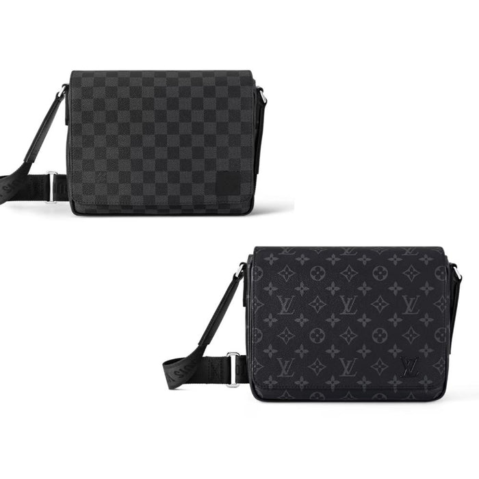 Louis Vuitton Monogram Eclipse/Damier Men's Messenger Crossbody Ba M46255 N42710