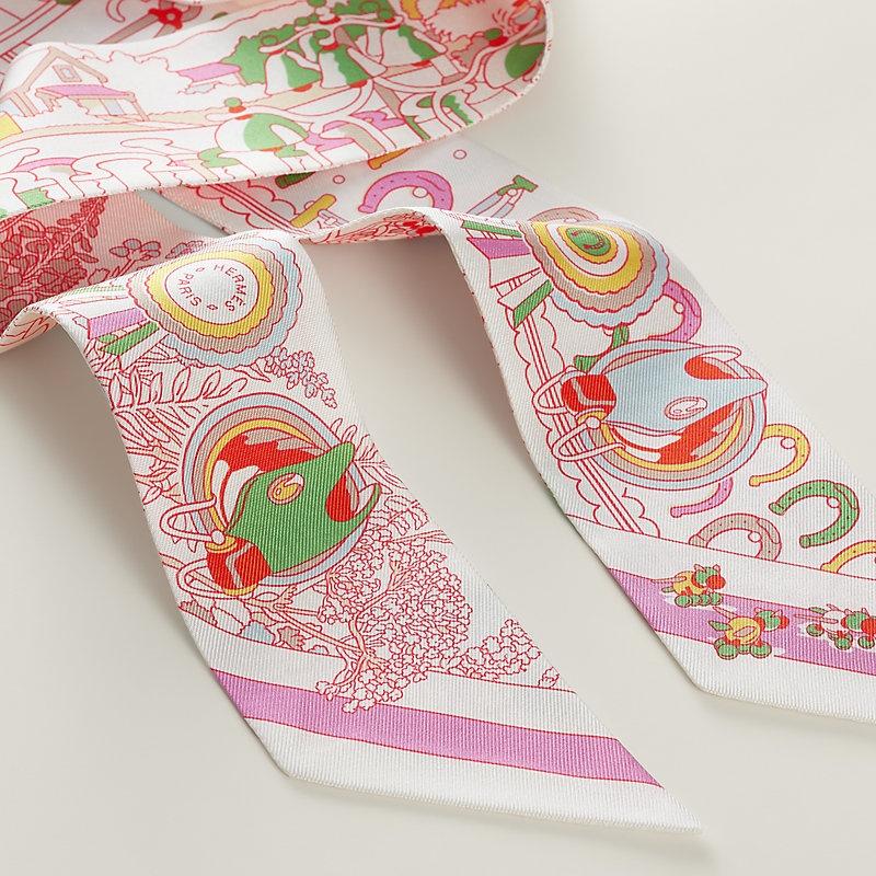 HERMES Pony Pit Stop Silk Scarf Women’s