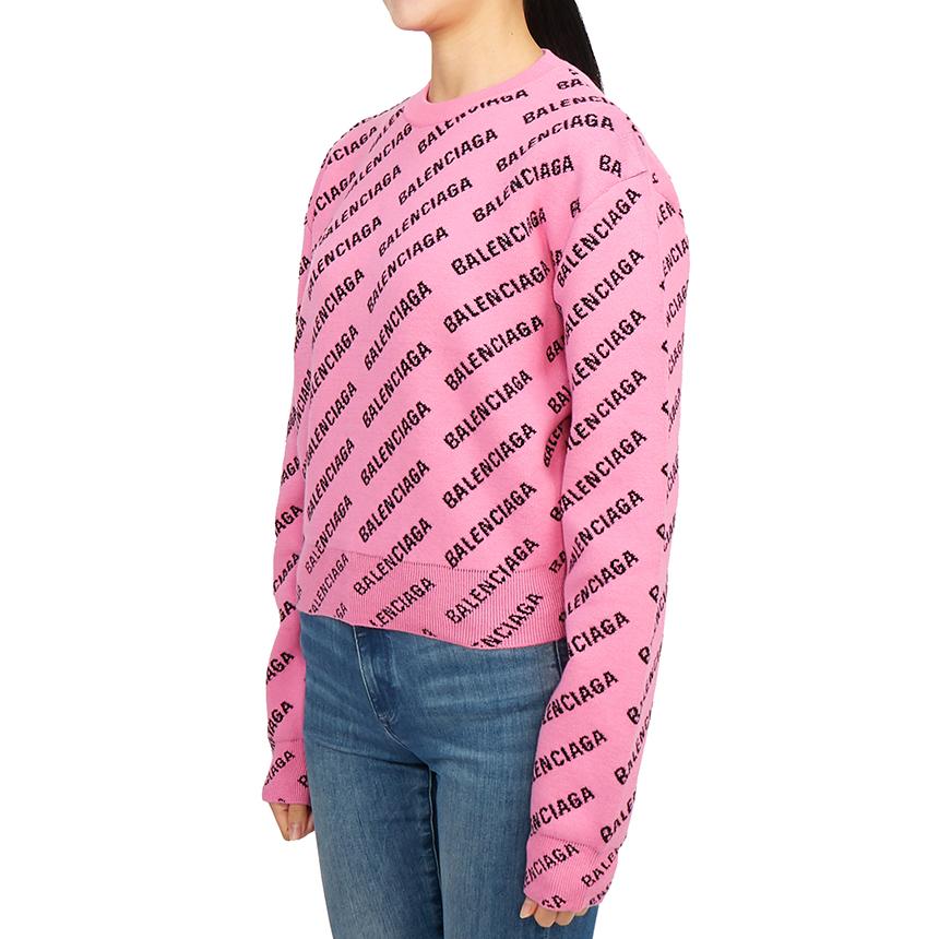 BALENCIAGA Women’s Round Neck Knit Sweater
