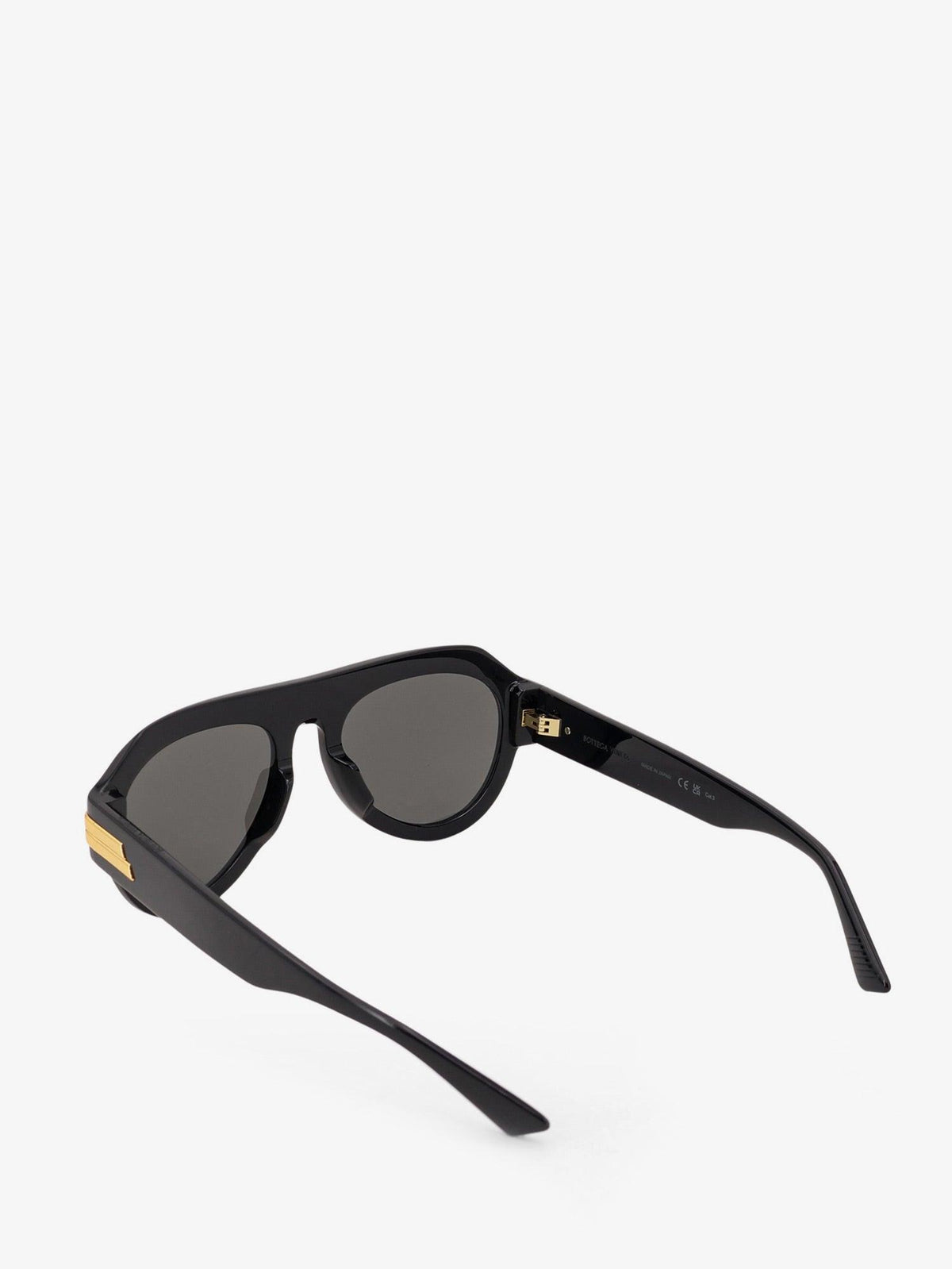 Bottega Veneta Black Acetate Square Sunglasses