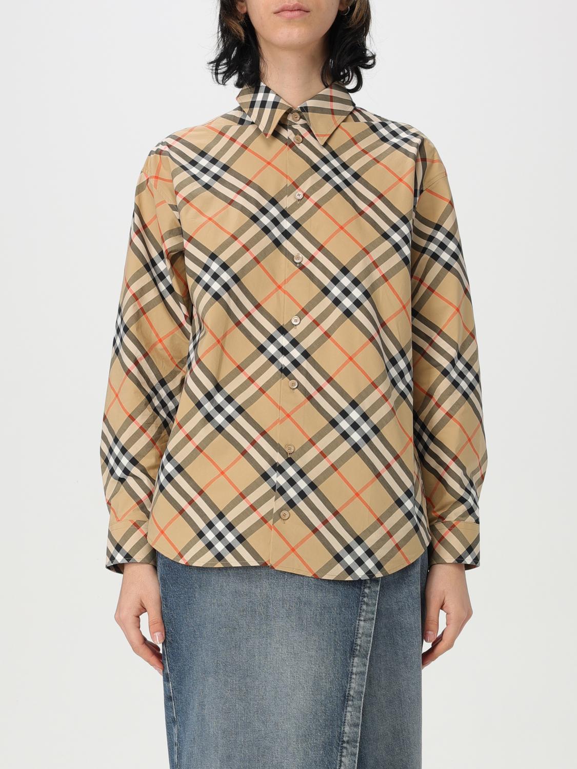 BURBERRY Long Sleeve Button-Up Shirt