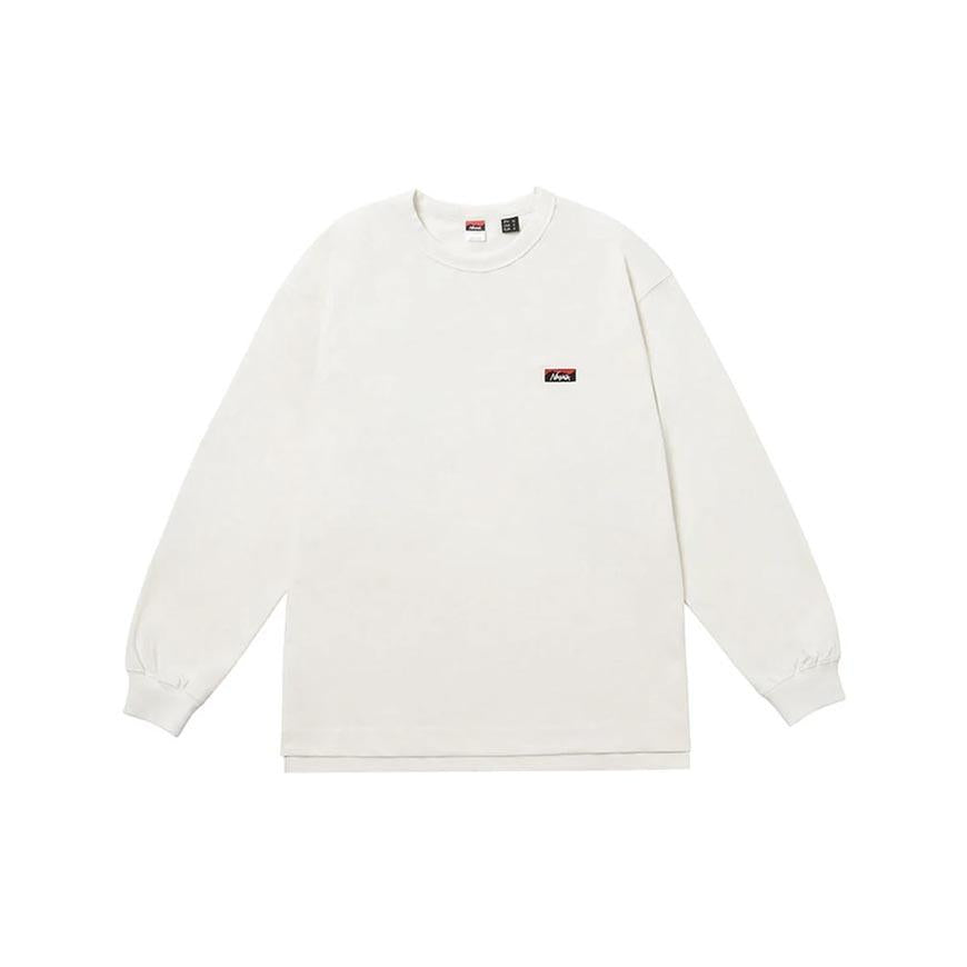 NANGA Unisex Logo Embroidered Sweatshirt NW2411 1G803 WHT