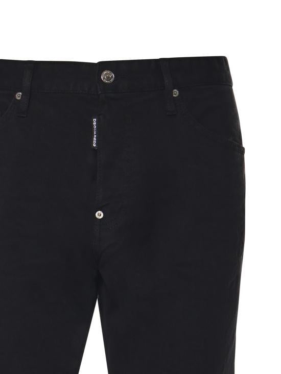Dsquared2 Black Stretch Denim Jeans for Men S74LB1907 S39781900