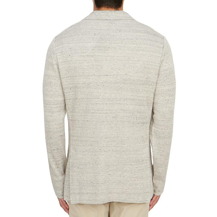 LARDINI Men’s Knit Cardigan Jacket Navy
