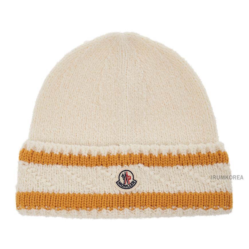 Moncler Unisex Stripe Beanie Cap 3B00001 M5493 034