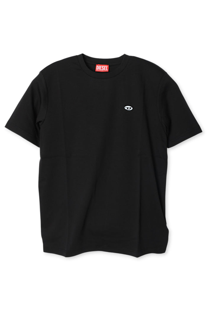 DIESEL Black Short Sleeve T-Shirt Unisex