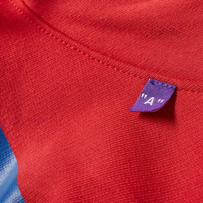 OFF WHITE Red Bernini Print Layered Hoodie for Men OMBB042F18192011 2030