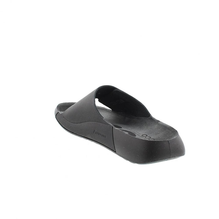 ecco Cosmo Women’s Leather Slide Sandals Black