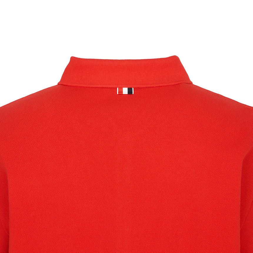 THOM BROWNE Men’s Long Sleeve Polo T-Shirt MJP137G 07976 600