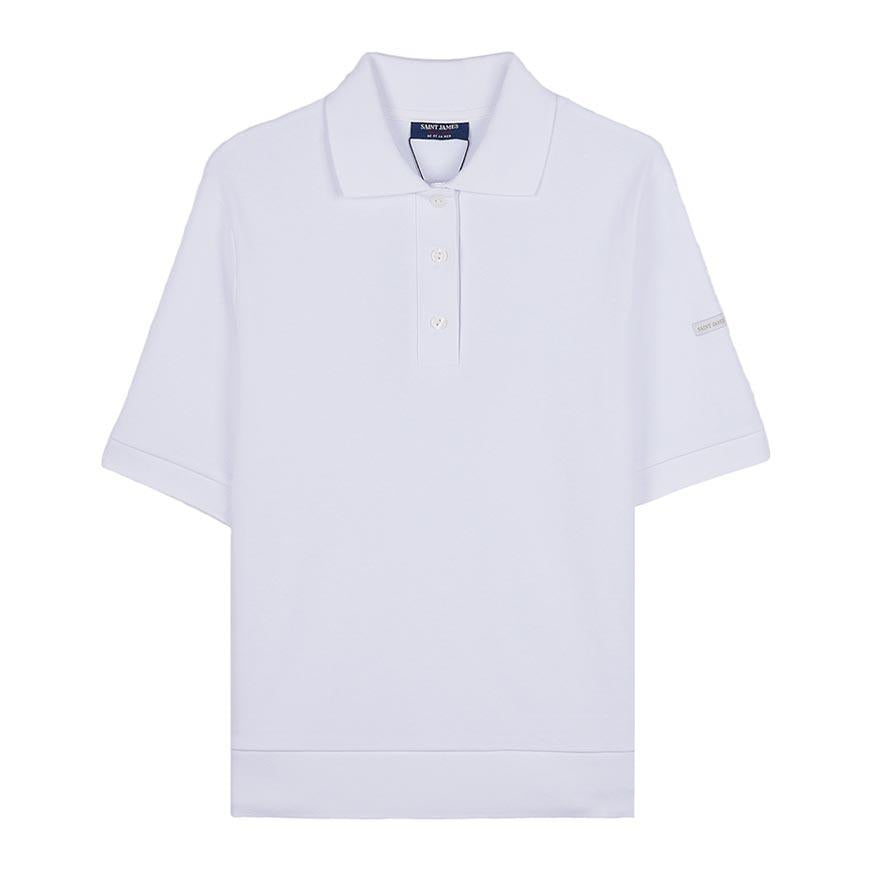 Saint James Women’s CAROLA U Polo T-Shirt White