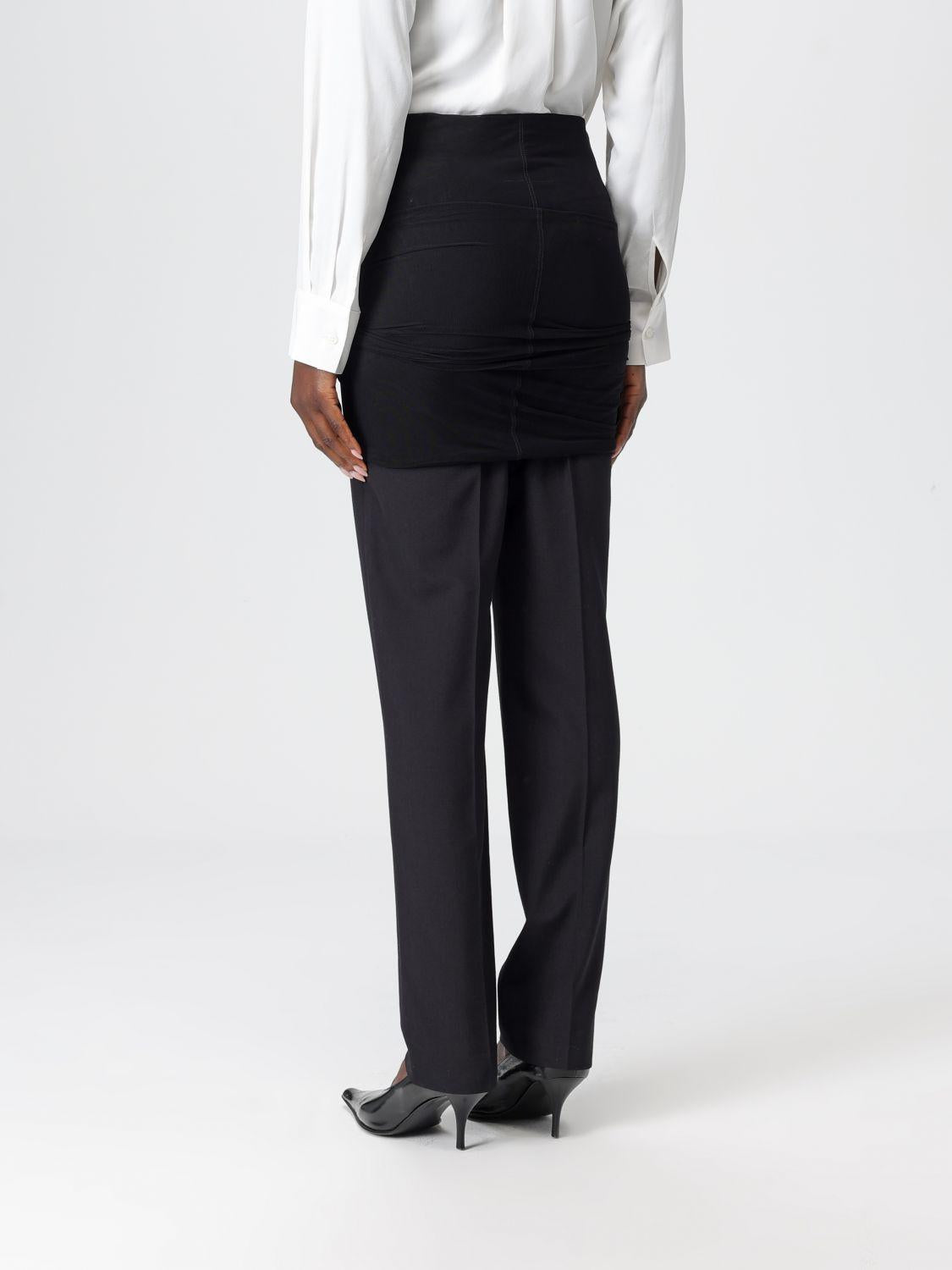 Maison Margiela Black Wool Classic Trousers