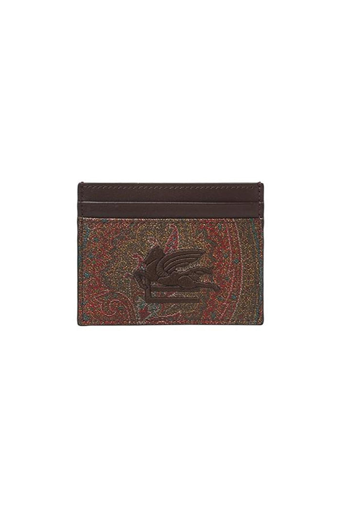 Etro Leather Card Holder for Women WP2E0001AA001 M0019