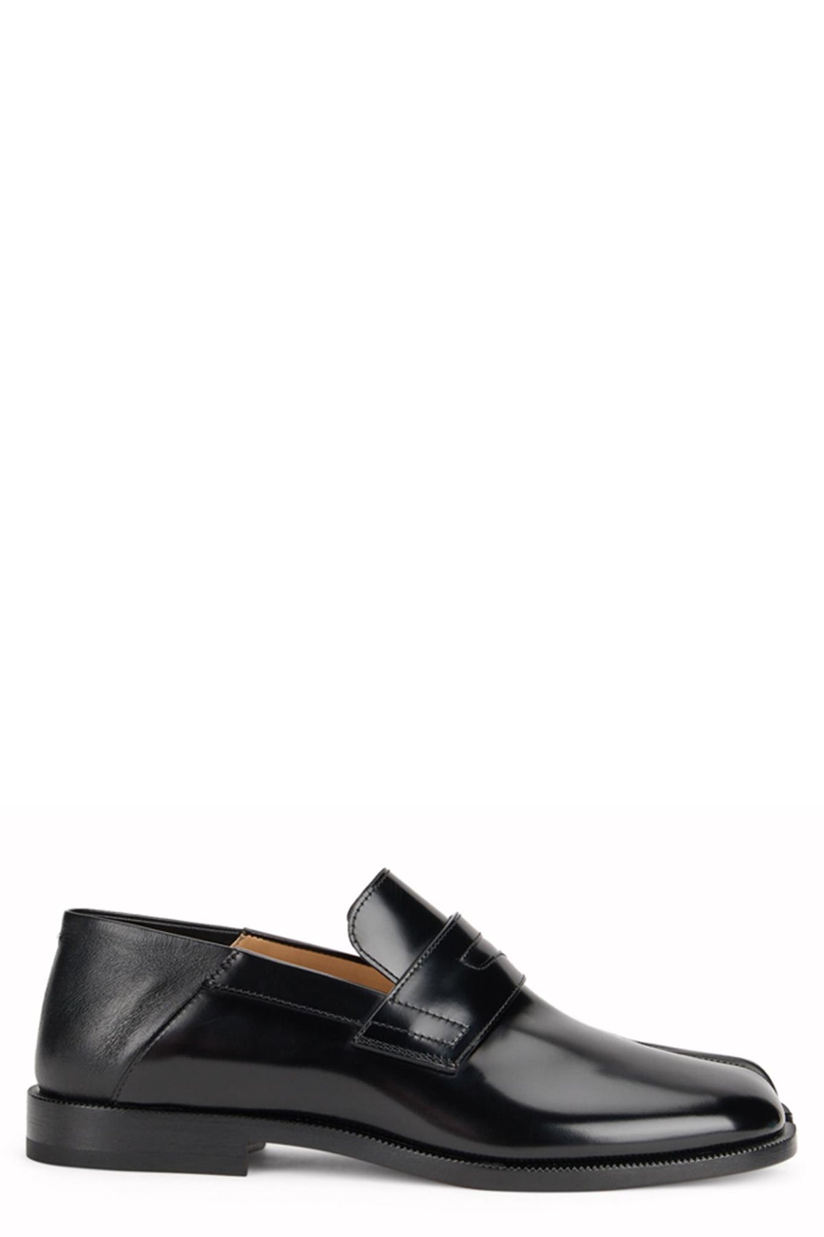 Maison Margiela Black Leather Loafers