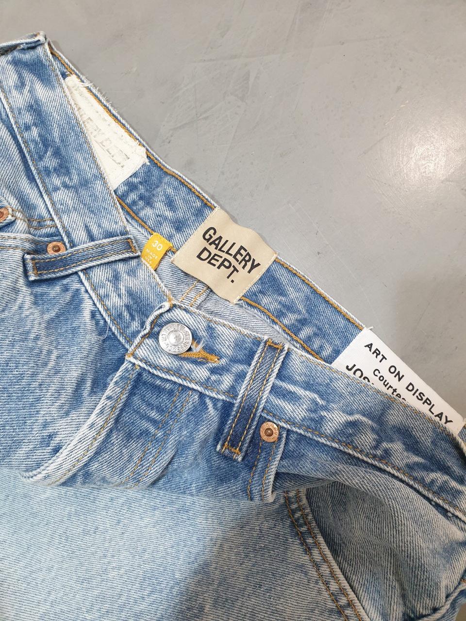 GALLERY DEPT. Men's LA Flare Vintage Indigo Denim Jeans GD LA 5052 F