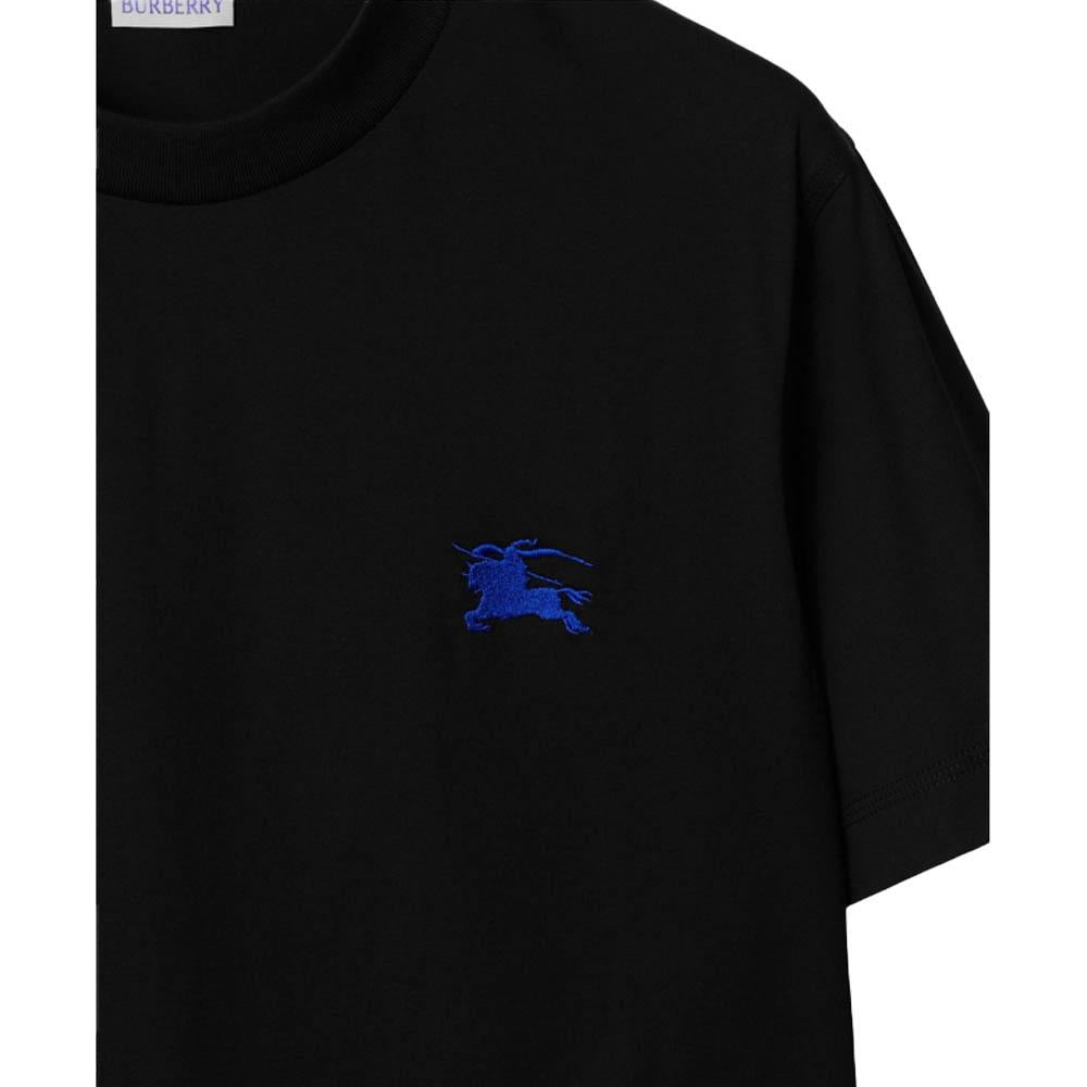 BURBERRY Classic Embroidered Logo Short Sleeve T-Shirt Black 8107453A1189