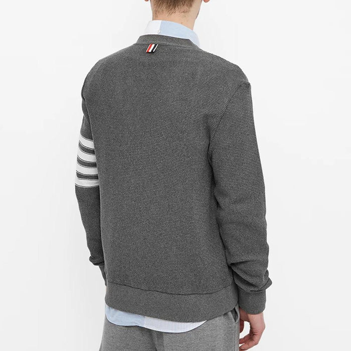 THOM BROWNE Diagonal Rassel Stitch Cardigan Men MJT306A 07897 035