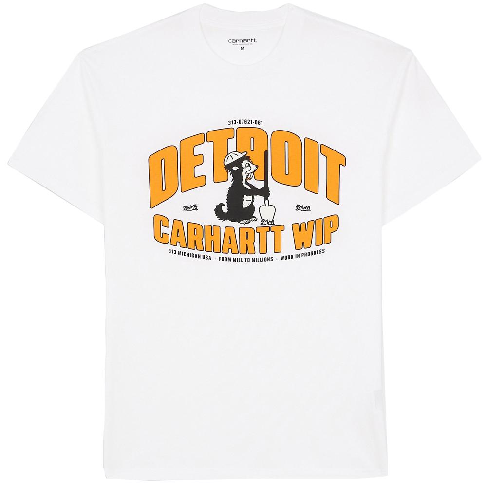 Carhartt White Underground Graphic T-Shirt for Men I034642 02XX
