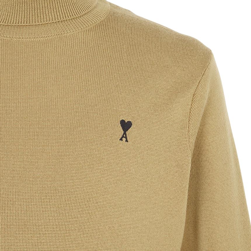 AMI Men’s Turtleneck Knit Sweater HKS827 001 288