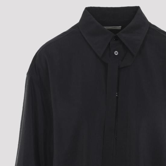 Lemaire Black Cotton Shirt SH1282 LF1308999