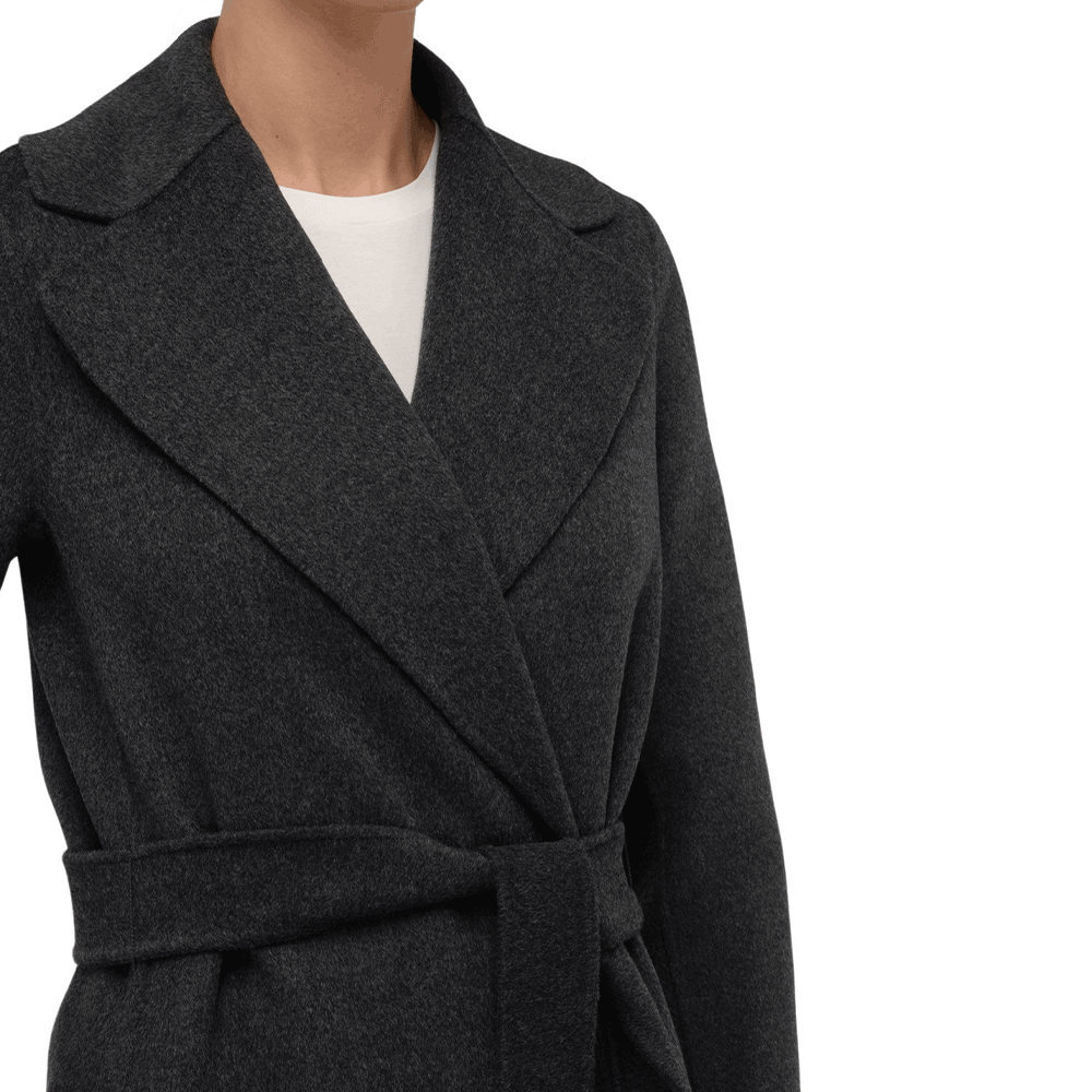 Max Mara Poldo Wool Coat Gray 29016043600 023