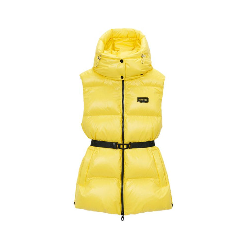 Duvetica ALLORO Logo Down Vest Yellow