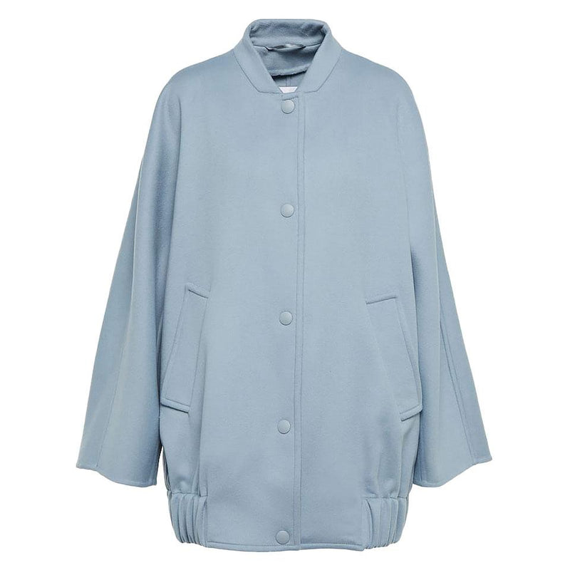 Max Mara Women’s Oversized Bomber Jacket Blue