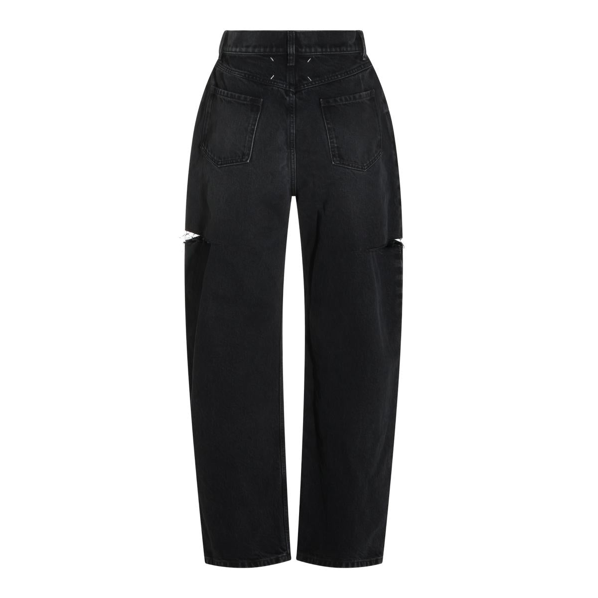 Maison Margiela Blue Denim Trousers Jeans for Women