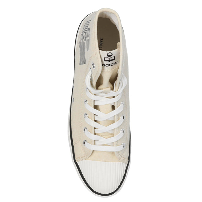 Isabel Marant Bekken High-Top Sneakers Black Leather