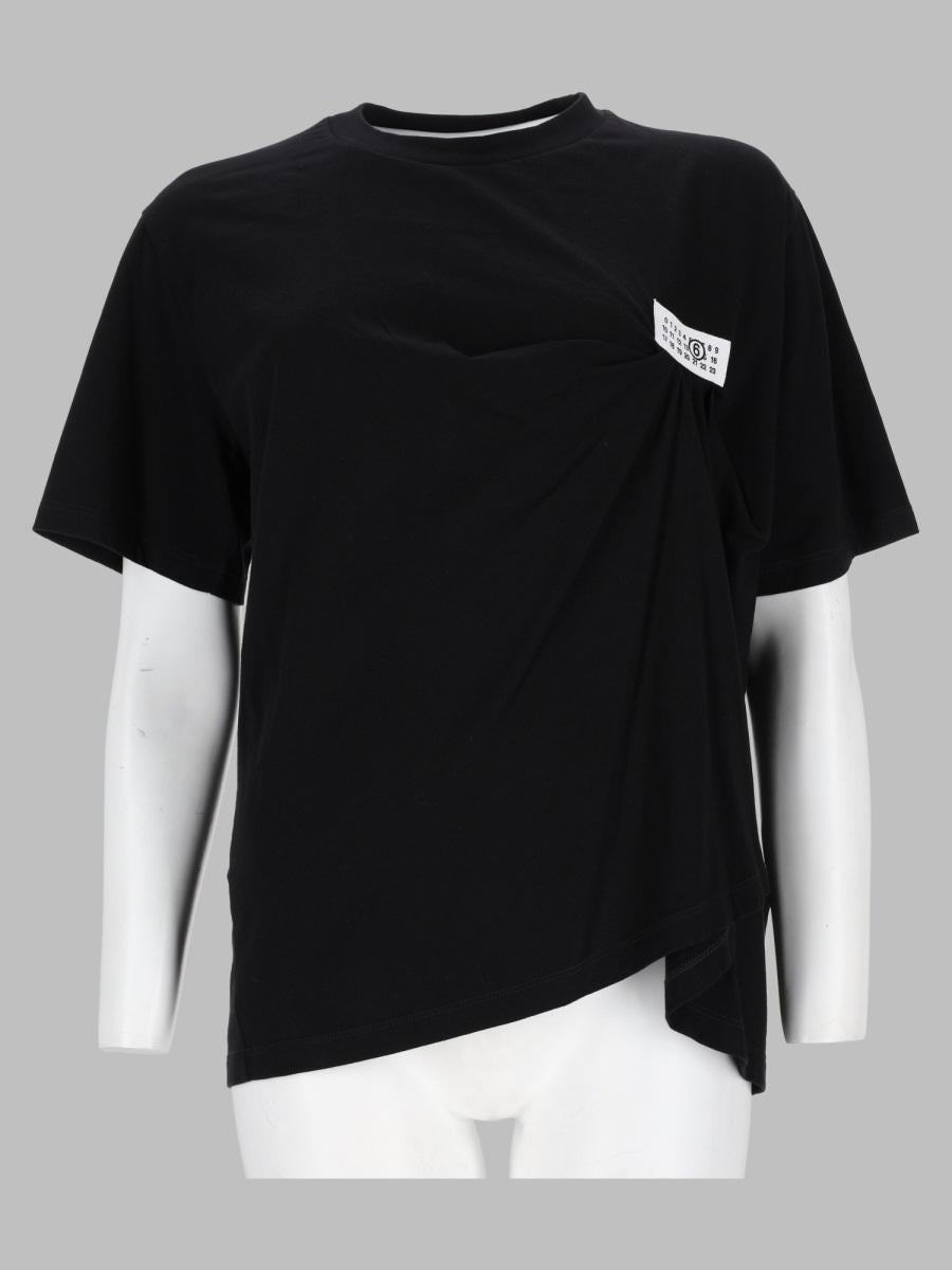 Maison Margiela Short Sleeve T-Shirt Women’s Black Cotton