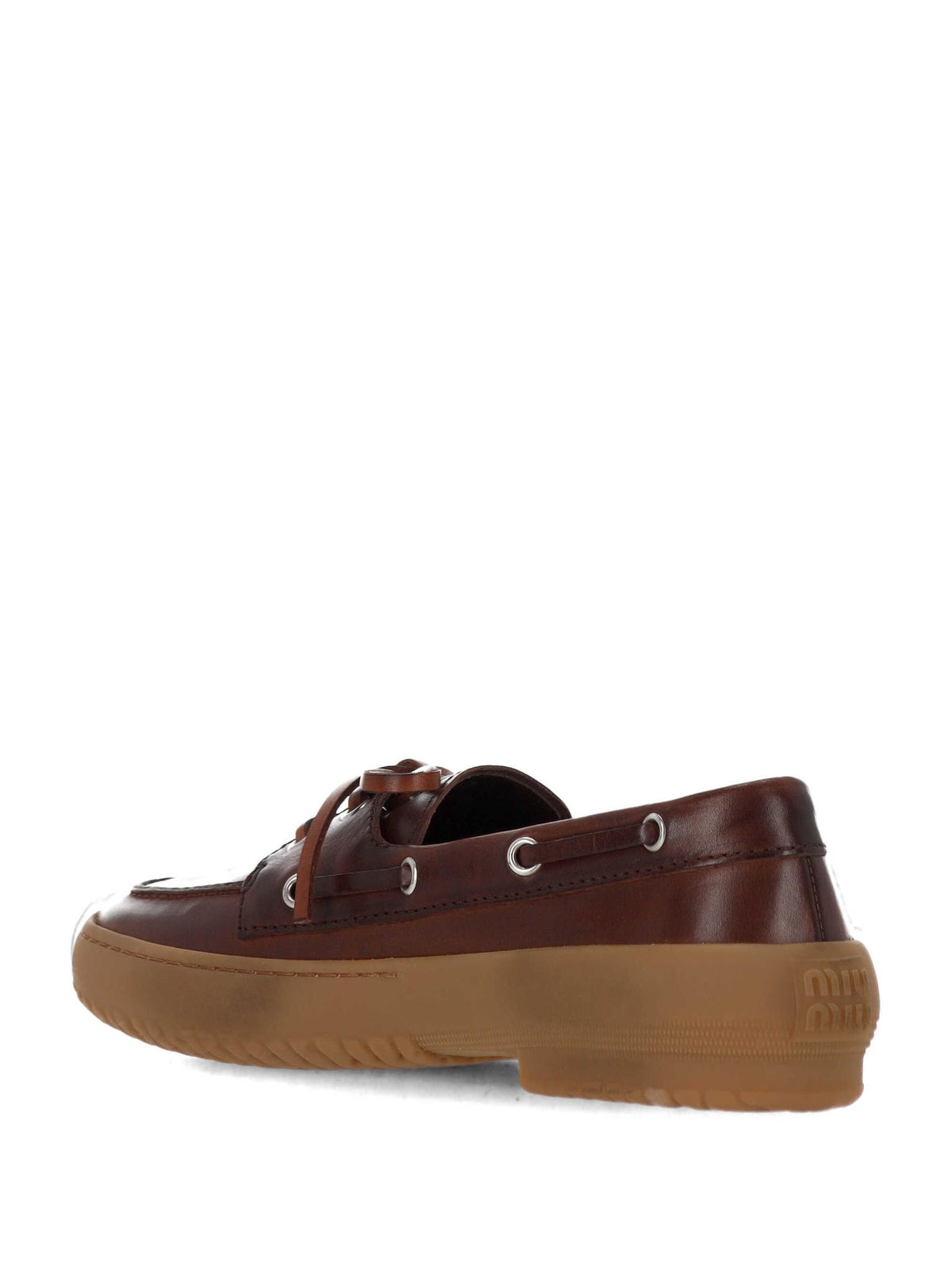 Miu Miu Black Leather Loafers