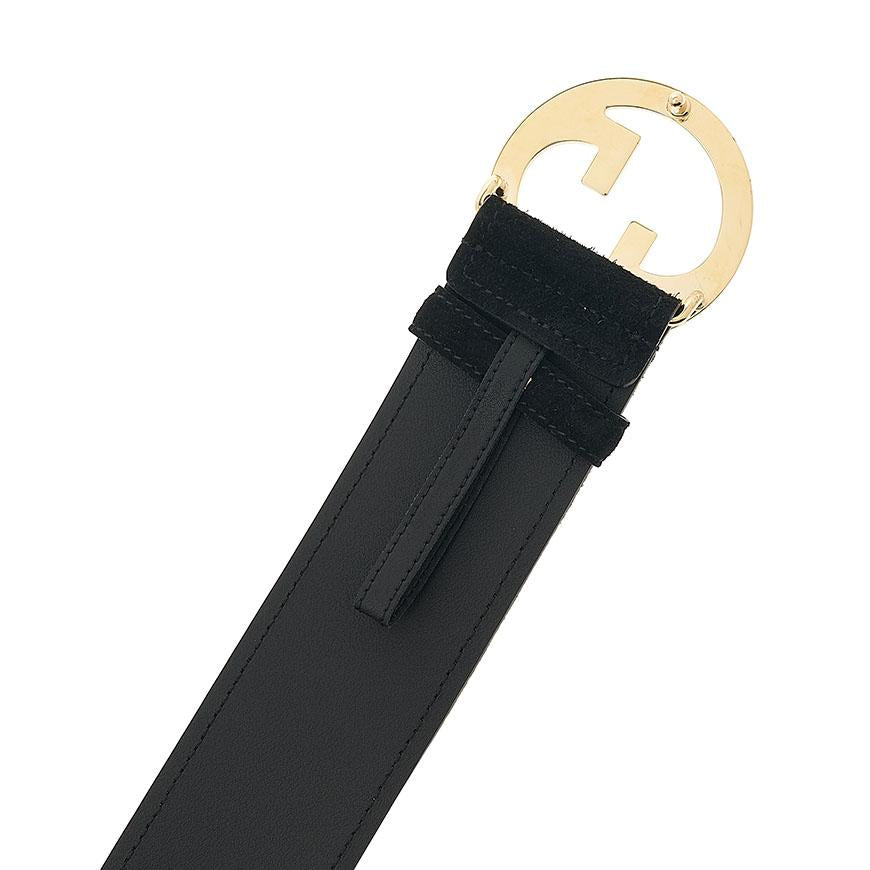 GUCCI Metal Logo Buckle Women's Belt 698598 CA00G 1000 2
