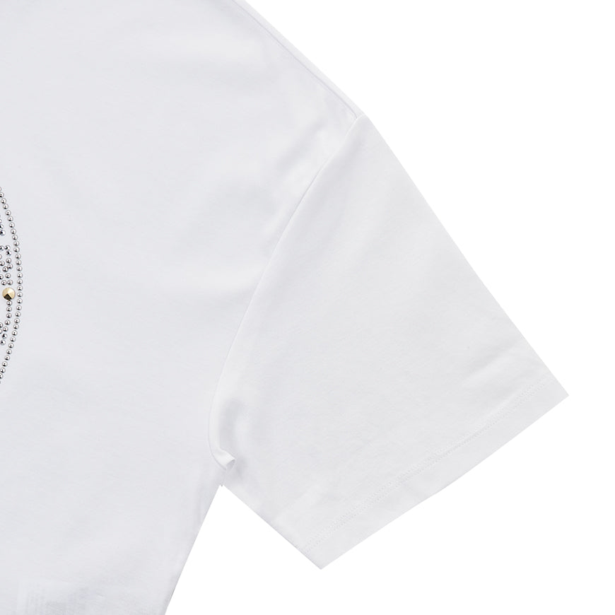 Versace Medusa Crop Short Sleeve T-Shirt White Women’s