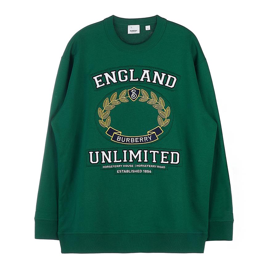 BURBERRY College Graphic Cotton Sweatshirt for Women