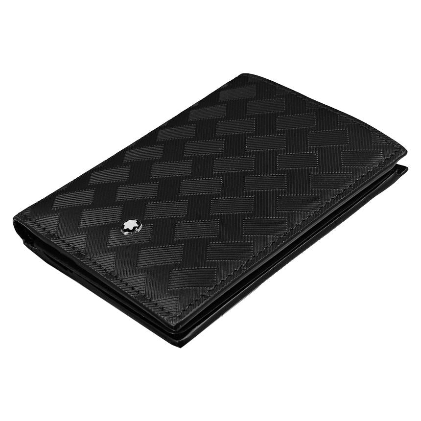 Montblanc Extreme 3.0 Compact Wallet Black Leather 6CC Bi-Fold