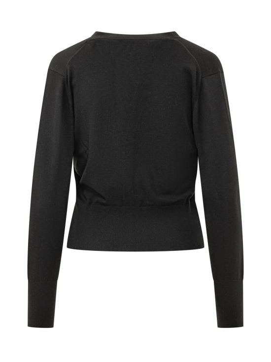 KENZO Women’s Knit Cardigan FG6 2CA764 3ES 99J BLACK DOM