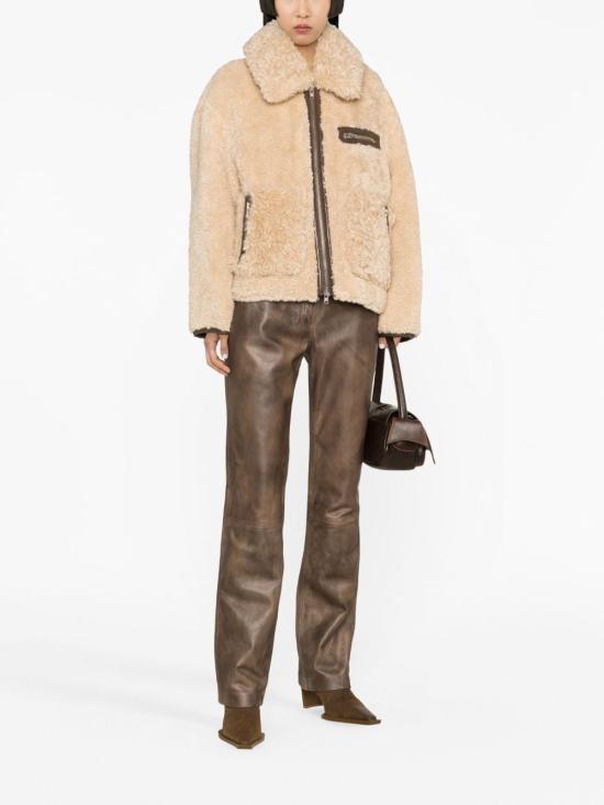 STAND STUDIO Faux Shearling Jacket for Women 61955907110210 DOM
