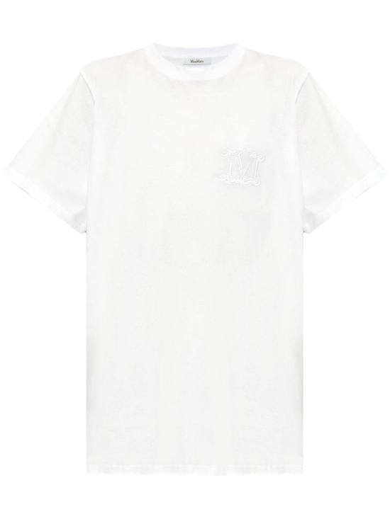 Max Mara MANGO Logo Cotton T-Shirt 21946021600 001