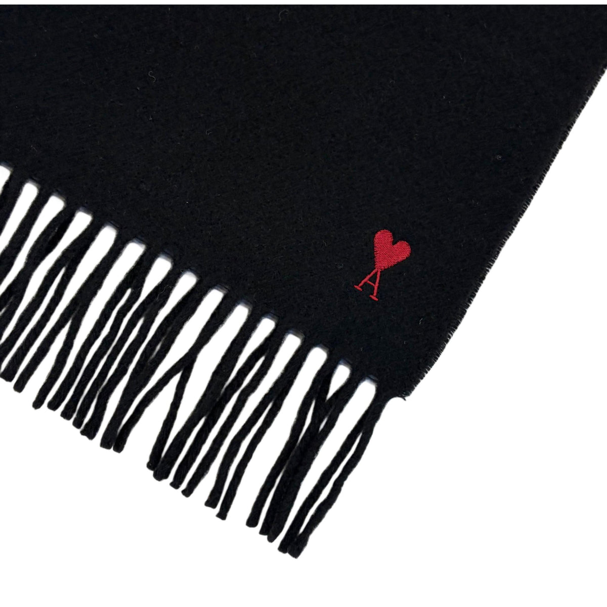 AMI Heart Logo Scarf for Men USF705 AW00047 001
