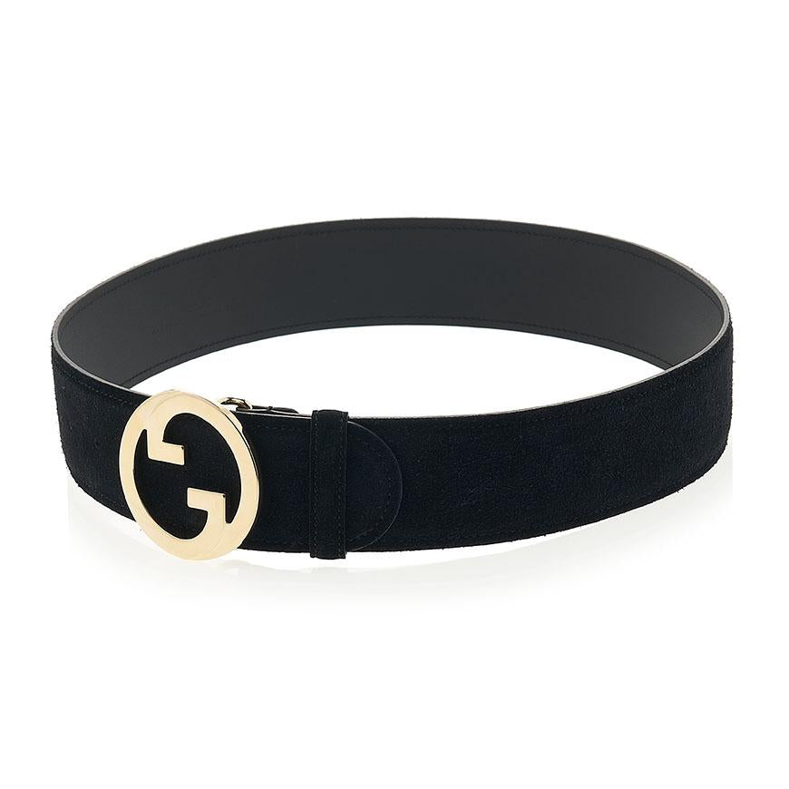 GUCCI Metal Logo Buckle Women's Belt 698598 CA00G 1000 2
